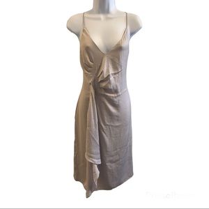 Express Women's Sexy Backless Deep V-Neck dress